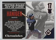 Mitch Haniger [Red] Baseball Cards 2017 Panini Chronicles Prices
