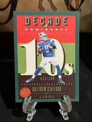Matthew Stafford [Green] #DOD-14 Football Cards 2023 Panini Legacy Decade of Dominance Prices