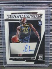 Isaiah Jackson Basketball Cards 2021 Panini Donruss Optic Rookie Dominators Signatures Prices