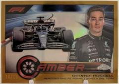 George Russell [Gold Refractor] #CAM-GRI Racing Cards 2023 Topps Chrome Formula 1 Camber Prices