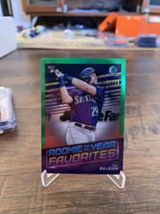 Cal Raleigh [Green] #ROYF-7 Baseball Cards 2022 Bowman Rookie of the Year Favorites Prices