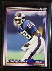Everson Walls Football Cards 1990 Panini Score Supplemental Prices