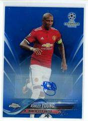 Ashley Young [Autograph Blue Refractor] #17 Soccer Cards 2017 Topps Chrome UEFA Champions League Prices
