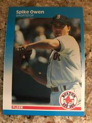 Spike Owen #40 Baseball Cards 1987 Fleer Prices