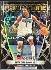 Anthony Edwards [Holo] Basketball Cards 2022 Panini Hoops Prime Twine Prices
