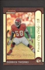 Derrick Thomas [Gold Refractor] #129 Football Cards 1999 Bowman Chrome Prices