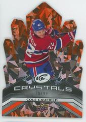 Cole Caufield [Orange] #IC-54 Hockey Cards 2021 Upper Deck Ice Crystals Prices
