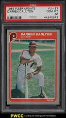 Darren Daulton #U-33 Baseball Cards 1985 Fleer Update Prices