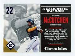 Andrew McCutchen [Blue] #5 Baseball Cards 2017 Panini Chronicles Prices