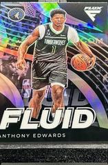 Anthony Edwards [Silver] #5 Basketball Cards 2022 Panini Flux Fluid Prices