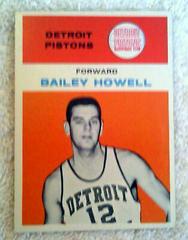 Bailey Howell Basketball Cards 1961 Fleer Prices