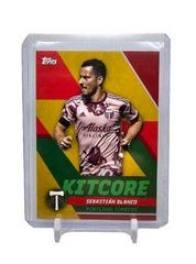 Sebastian Blanco [Red] Soccer Cards 2023 Topps MLS Kitcore Prices
