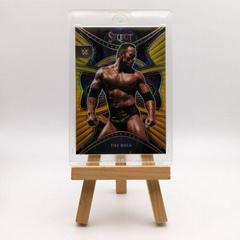 The Rock [Gold Prizm] Wrestling Cards 2022 Panini Select WWE Phenomenon Prices