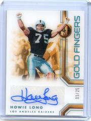 Howie Long Football Cards 2022 Panini Gold Standard Fingers Autographs Prices