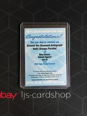 Riley Greene [Orange] #ADR-RG Baseball Cards 2023 Topps Pristine Around the Diamond Autograph Relic Prices