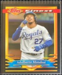 Adalberto Mondesi [Black Refractor] #6 Baseball Cards 2021 Topps Finest Flashbacks Prices