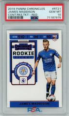 James Maddison [Red] Soccer Cards 2019 Panini Chronicles Contenders Rookie Ticket Prices