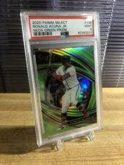 Ronald Acuna Jr. [Green] Baseball Cards 2020 Panini Select Prices