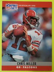 Chris Miller #35 Football Cards 1990 Pro Set Prices