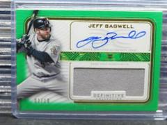 Jeff Bagwell [Green] Baseball Cards 2023 Topps Definitive Definitive Autograph Relic Collection Prices