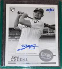 Dylan Cozens [Autograph Black & White] #AS-DC Baseball Cards 2019 Topps Archives Snapshots Prices