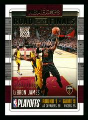 LeBron James #37 Basketball Cards 2018 Panini Hoops Road to the Finals Prices