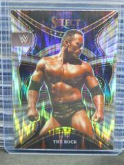 The Rock [Flash Prizm] Wrestling Cards 2022 Panini Select WWE Phenomenon Prices