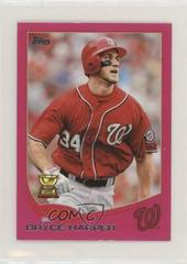Bryce Harper [Mini Pink] #1 Baseball Cards 2013 Topps Prices