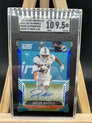 Jaylen Waddle [Artist Proof] Football Cards 2021 Panini Chronicles Score Update Rookies Prices