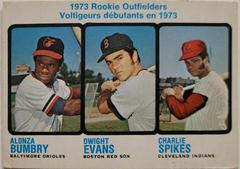 Rookie Outfielders [Bumbry, Evans, Spikes] #614 Baseball Cards 1973 O Pee Chee Prices