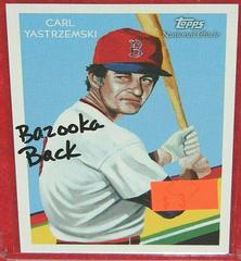 Carl Yastrzemski [Bazooka Back] #223 Baseball Cards 2010 Topps National Chicle Prices