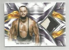 Bo Dallas Wrestling Cards 2019 Topps WWE Undisputed Relic Prices
