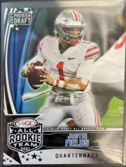 Justin Fields [Silver] #RT-JF Football Cards 2021 Sage Premier Draft All Rookie Team Prices