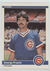 George Frazier Baseball Cards 1984 Fleer Update Prices