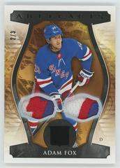 Adam Fox [Material Black] #134 Hockey Cards 2023 Upper Deck Artifacts Prices