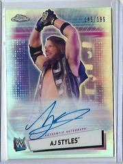AJ Styles #A-AJ Wrestling Cards 2021 Topps Chrome WWE Autographs Prices
