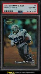 Emmitt Smith #7 Football Cards 2002 Bowman's Best Prices
