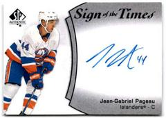 Jean Gabriel Pageau #SOTT-JP Hockey Cards 2021 SP Authentic Sign of the Times Autographs Prices