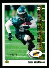 Brian Westbrook [Gold] Football Cards 2002 Upper Deck Authentics Prices