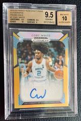 Coby White [Gold Prizm] #7 Basketball Cards 2019 Panini Prizm Draft Picks Autographs Prices