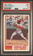 Eddie Murray [Blackless] #390 Baseball Cards 1982 Topps Prices