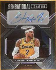 Carmelo Anthony #SS-CA Basketball Cards 2022 Panini Prizm Sensational Signatures Prices