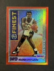 David Robinson [Orange Border Refractor Test Issue] Basketball Cards 1995 Finest Mystery Prices