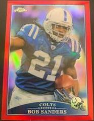 Bob Sanders [Red Refractor] #TC53 Football Cards 2009 Topps Chrome Prices