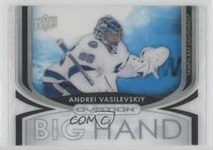 Andrei Vasilevskiy #BH-27 Hockey Cards 2021 Upper Deck Ovation Big Hand Prices