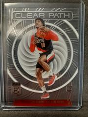 Scoot Henderson #5 Basketball Cards 2023 Donruss Elite Clear Path Prices