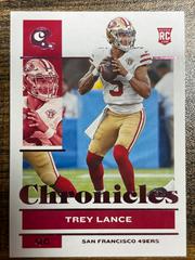 Trey Lance [Pink] Football Cards 2021 Panini Chronicles Prices
