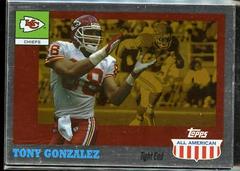Tony Gonzalez [Foil Gold] Football Cards 2003 Topps All American Prices