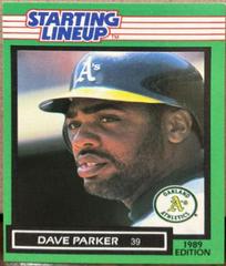 Dave Parker Baseball Cards 1989 Kenner Starting Lineup Prices