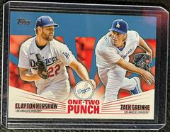 Zack Greinke, Clayton Kershaw [Blue] #12P-19 Baseball Cards 2023 Topps One Two Punch Prices